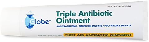 משחה עזרה ראשונה אנטיביוטית משולשת גלובוס, 1 גרם. | הגנה על זיהום 24 שעות ביממה, טיפול בשריטות קלות, כוויות